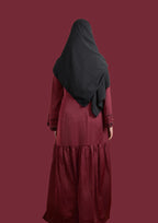Maroon Color Abaya