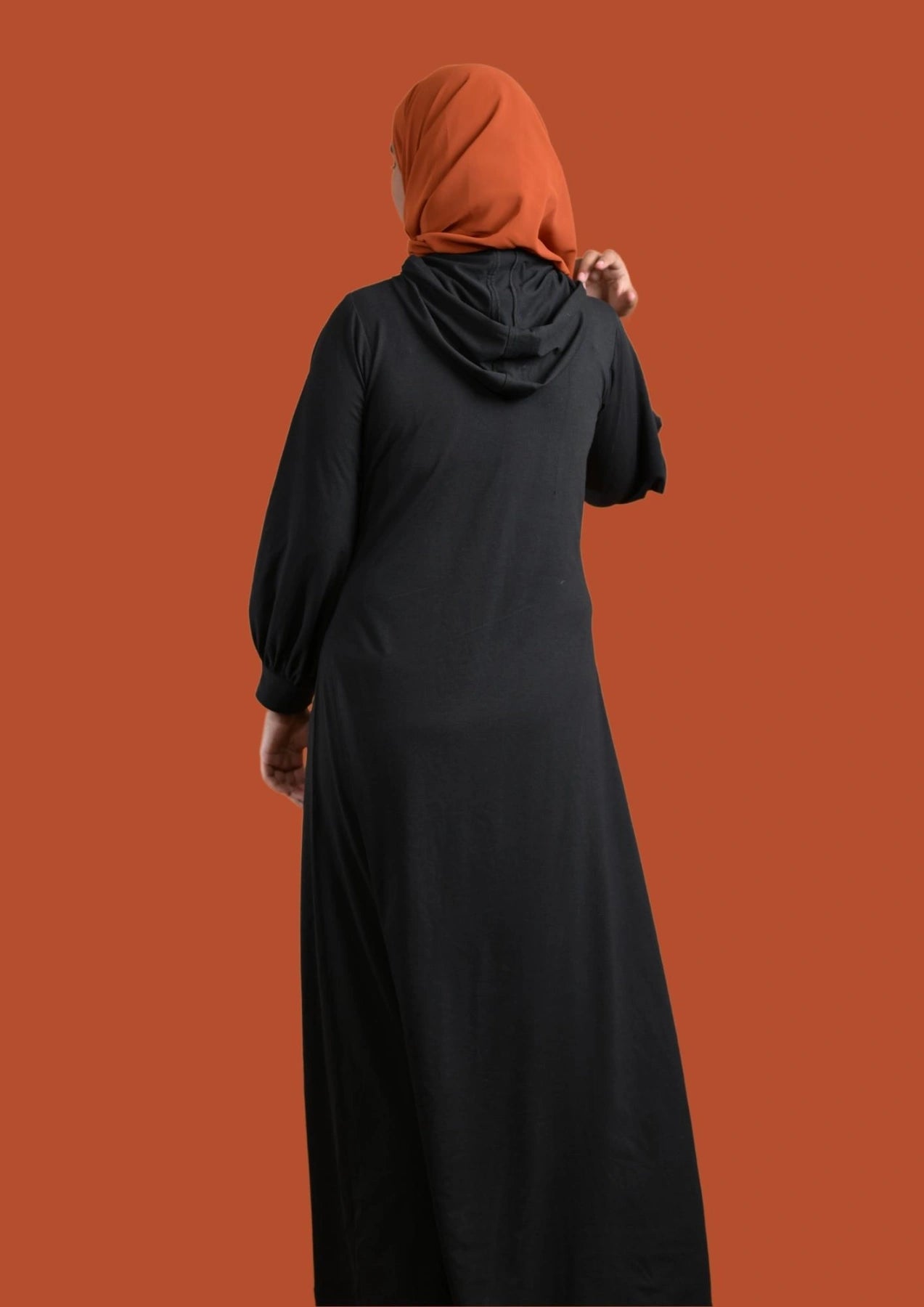 baraqah female modest fashion black abaya for girls 