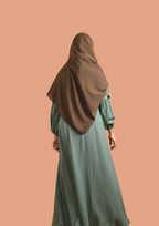 Mint Elegance Belt Illusion Abaya