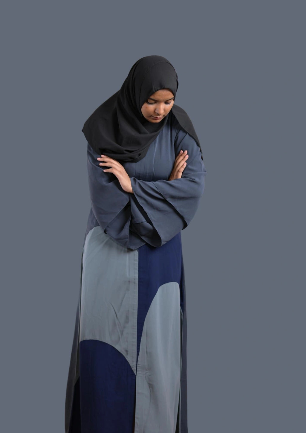 Shades of Blue Abaya