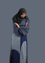 Shades of Blue Abaya