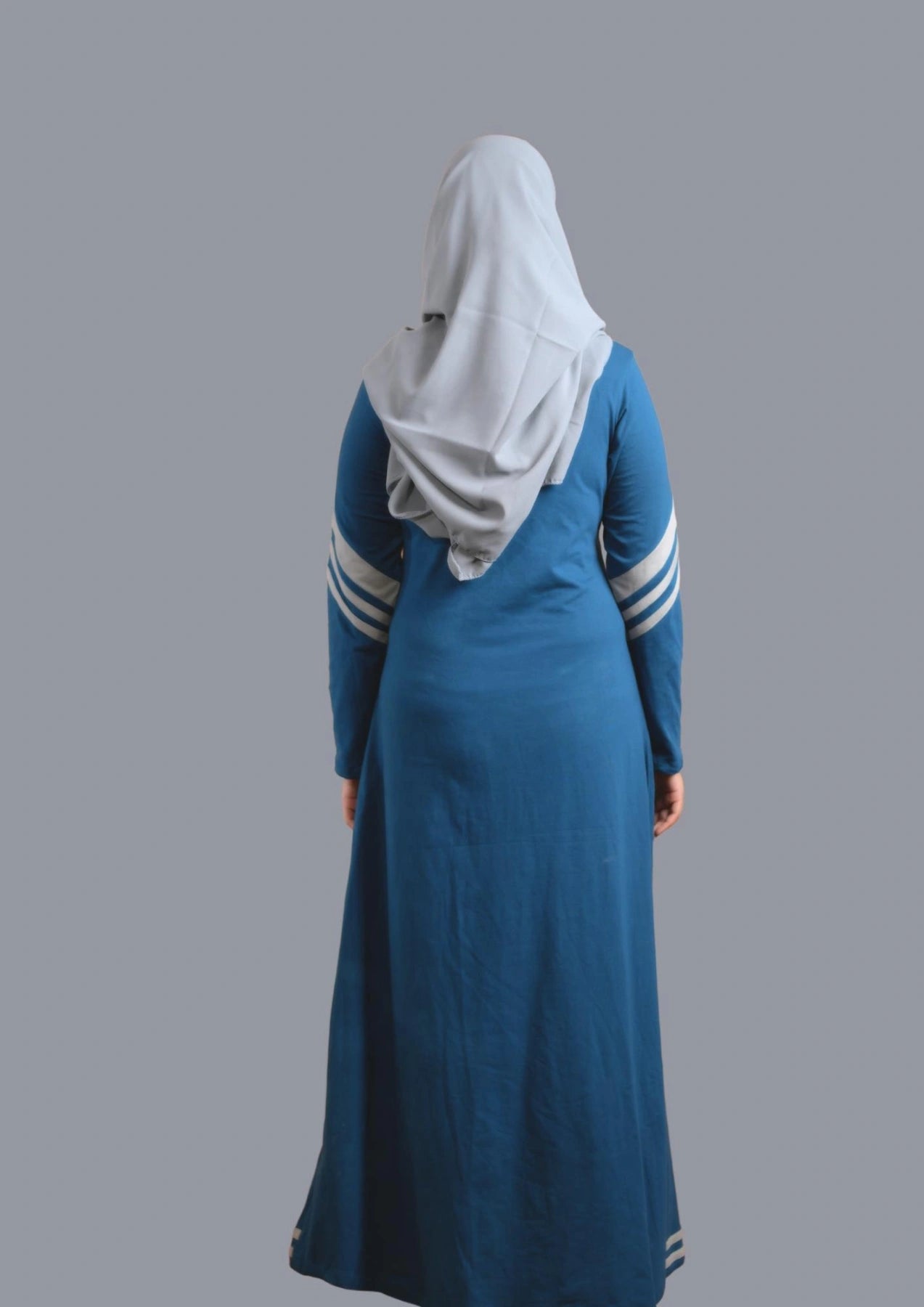 Teal Blue Sportswear Abaya