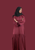 Maroon Color Abaya