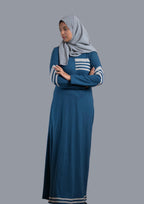 Teal Blue Sportswear Abaya