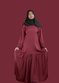 Maroon Color Abaya