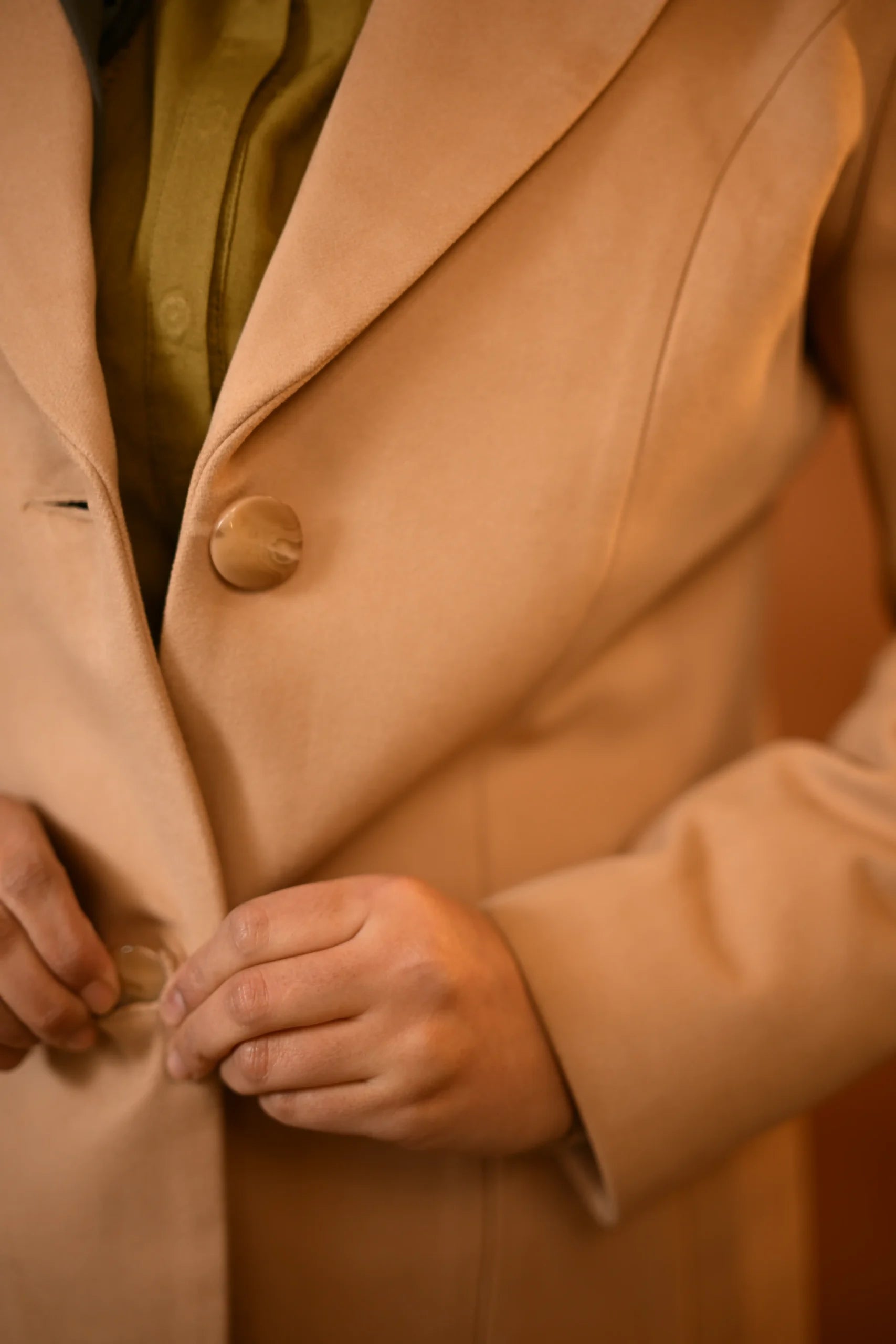 Bisque Beige Overcoat