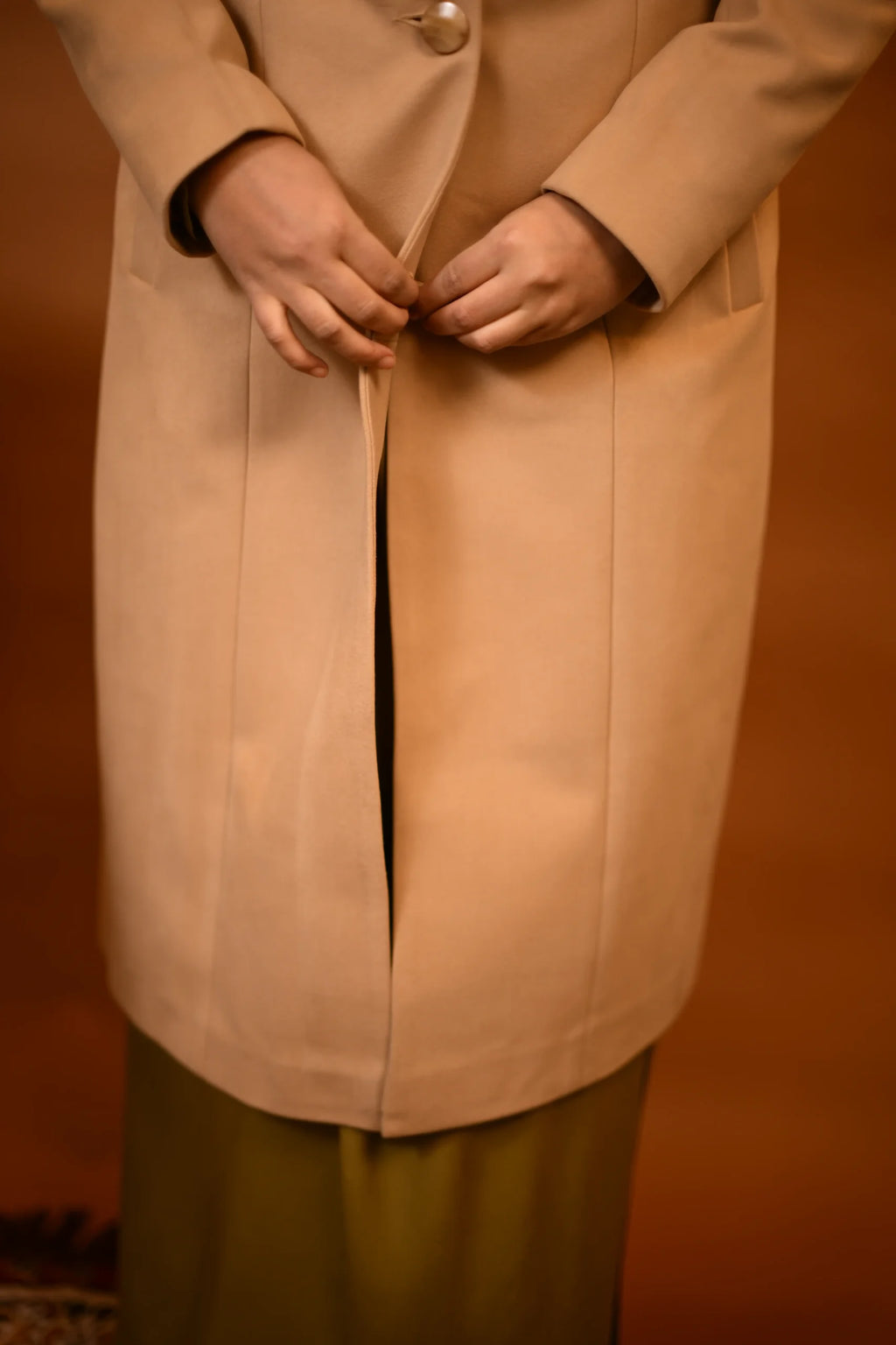 Bisque Beige Overcoat