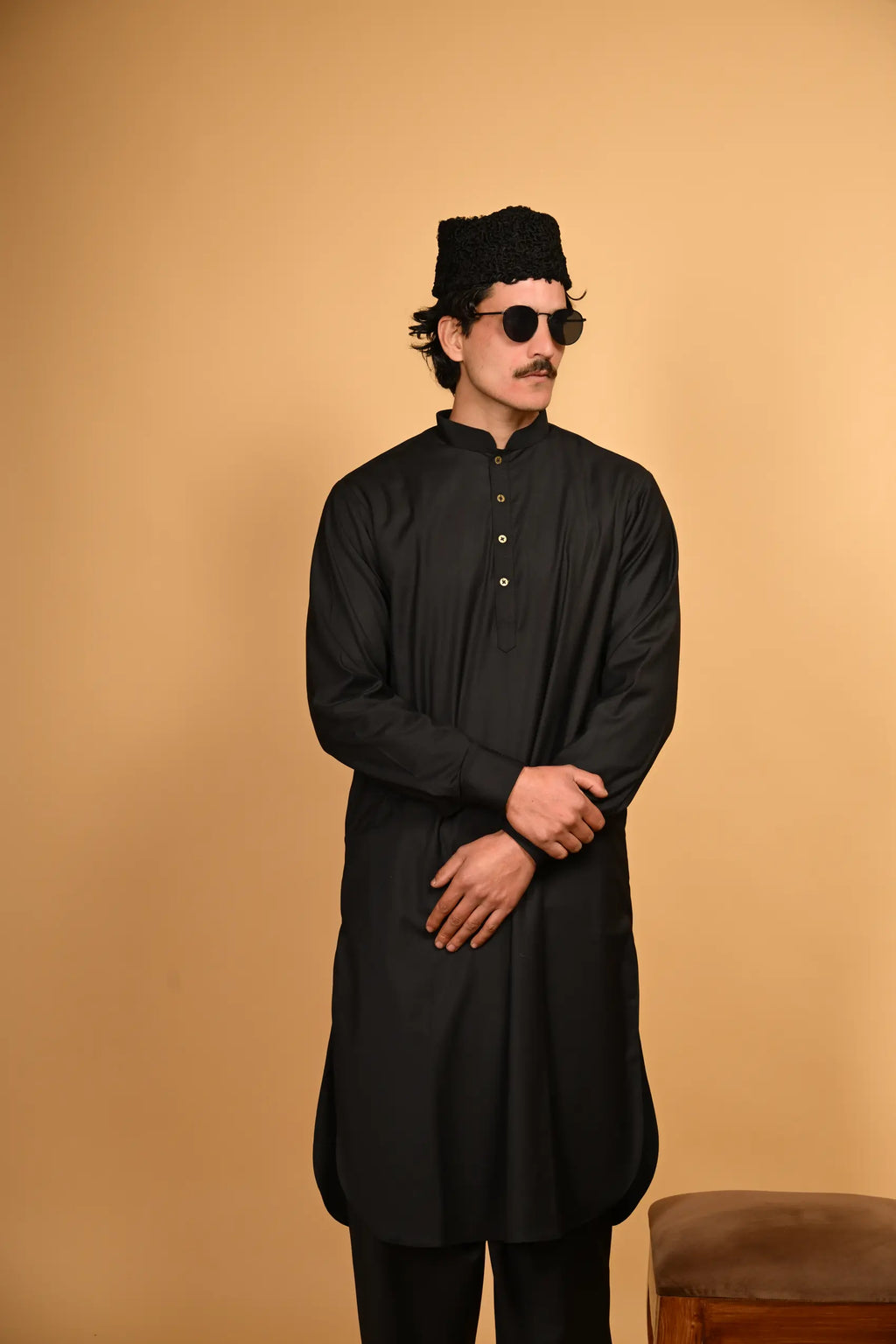 Tamtadu Black Kameez Shalwar