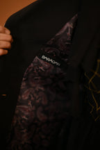 Charcoal Black Overcoat