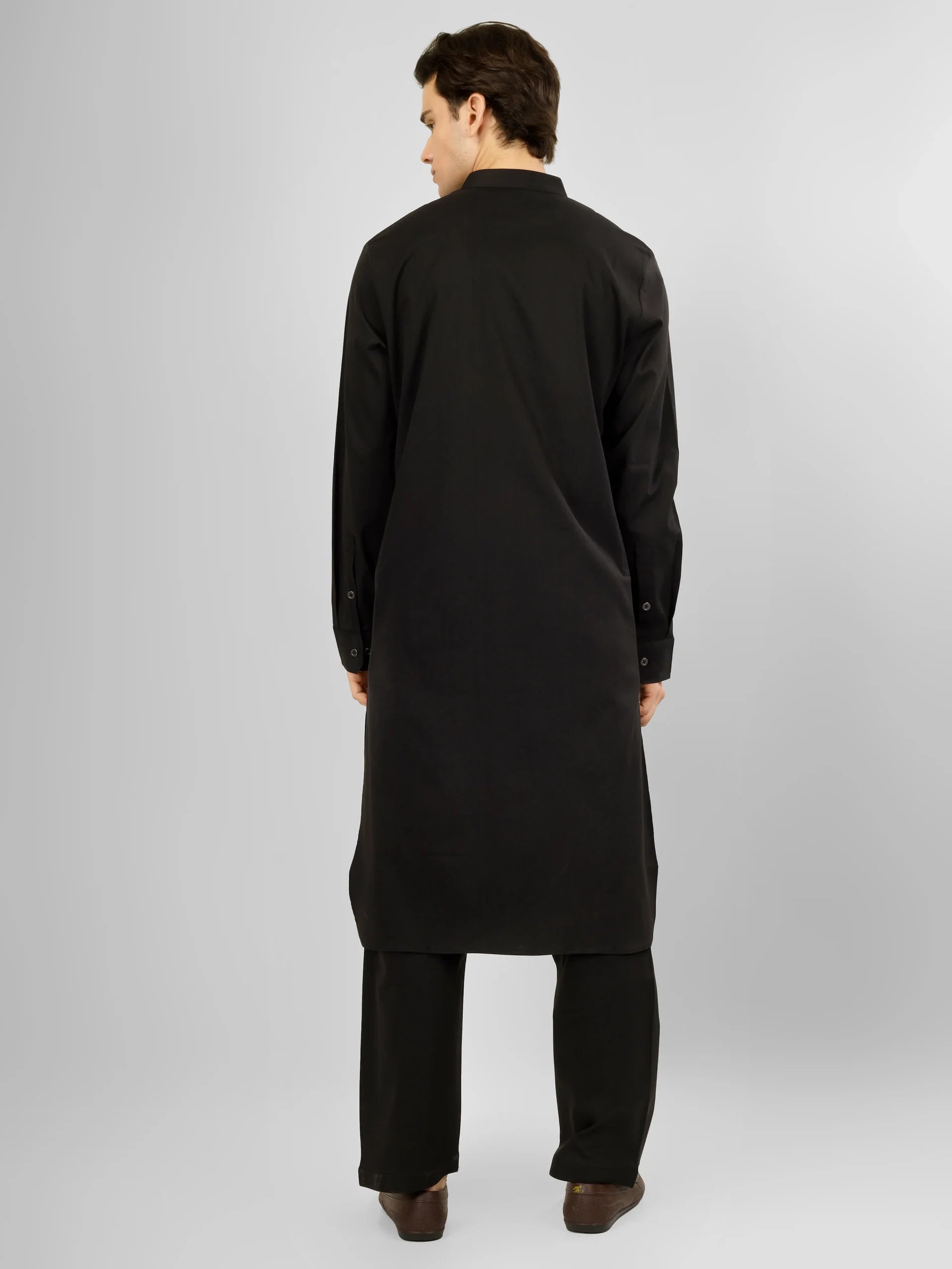 Elara Black Lycra Cotton Kameez Shalwar