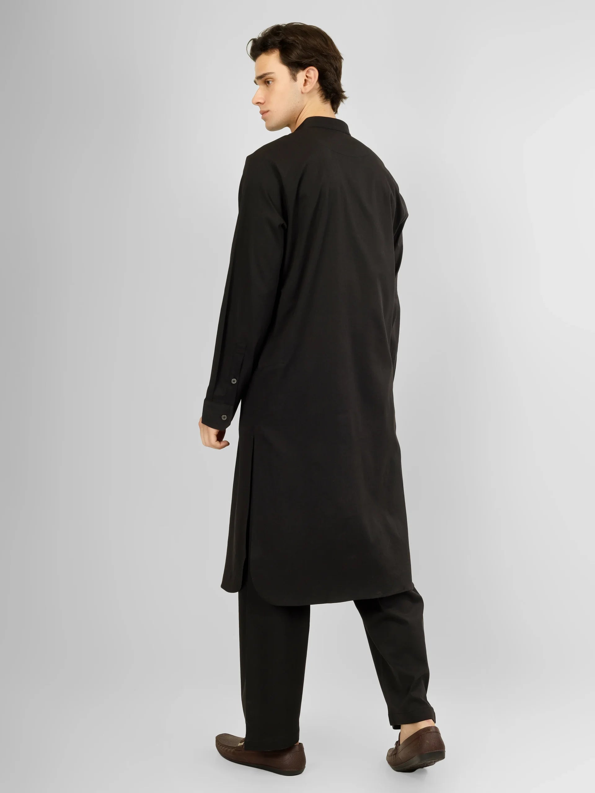 Elara Black Lycra Cotton Kameez Shalwar