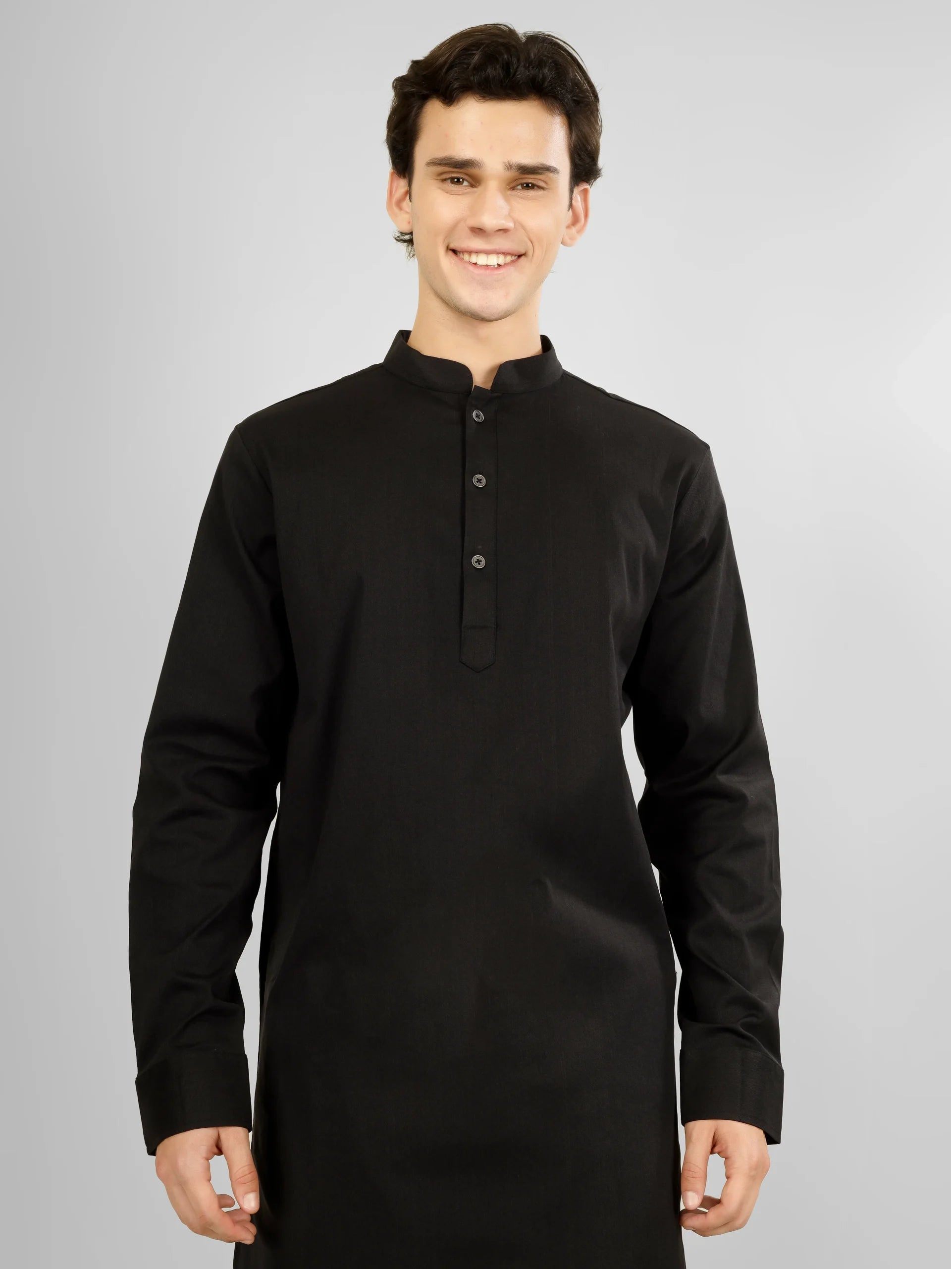Elara Black Lycra Cotton Kameez Shalwar