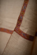 border embriodered pashmina shawl for women 