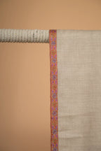 border embriodered pashmina shawl for women 