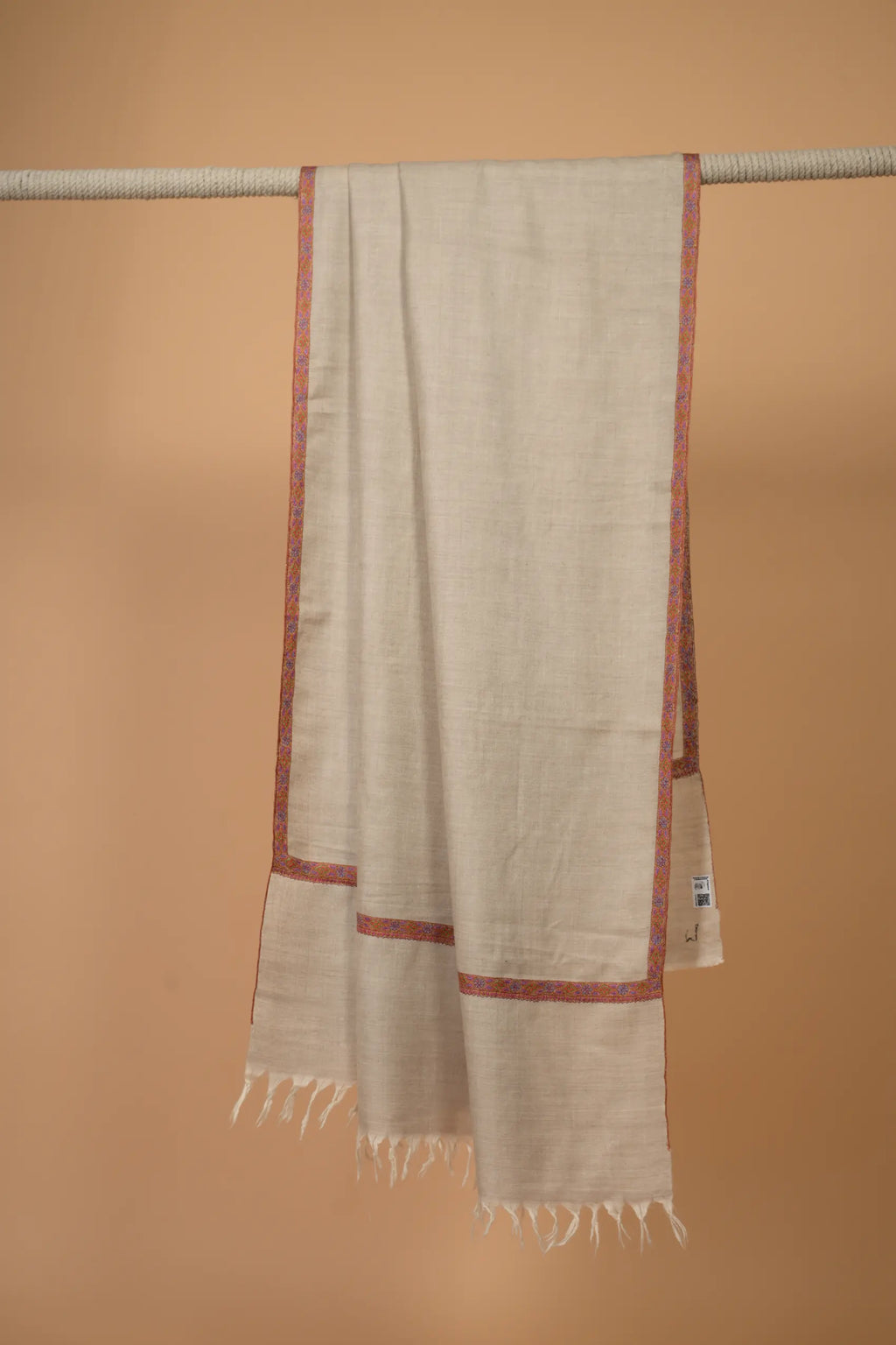 border embriodered pashmina shawl for women 