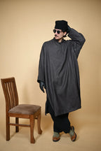 baraqah brown houndstooth men traditional pheran 