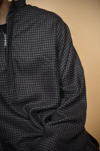 baraqah brown houndstooth men traditional pheran 