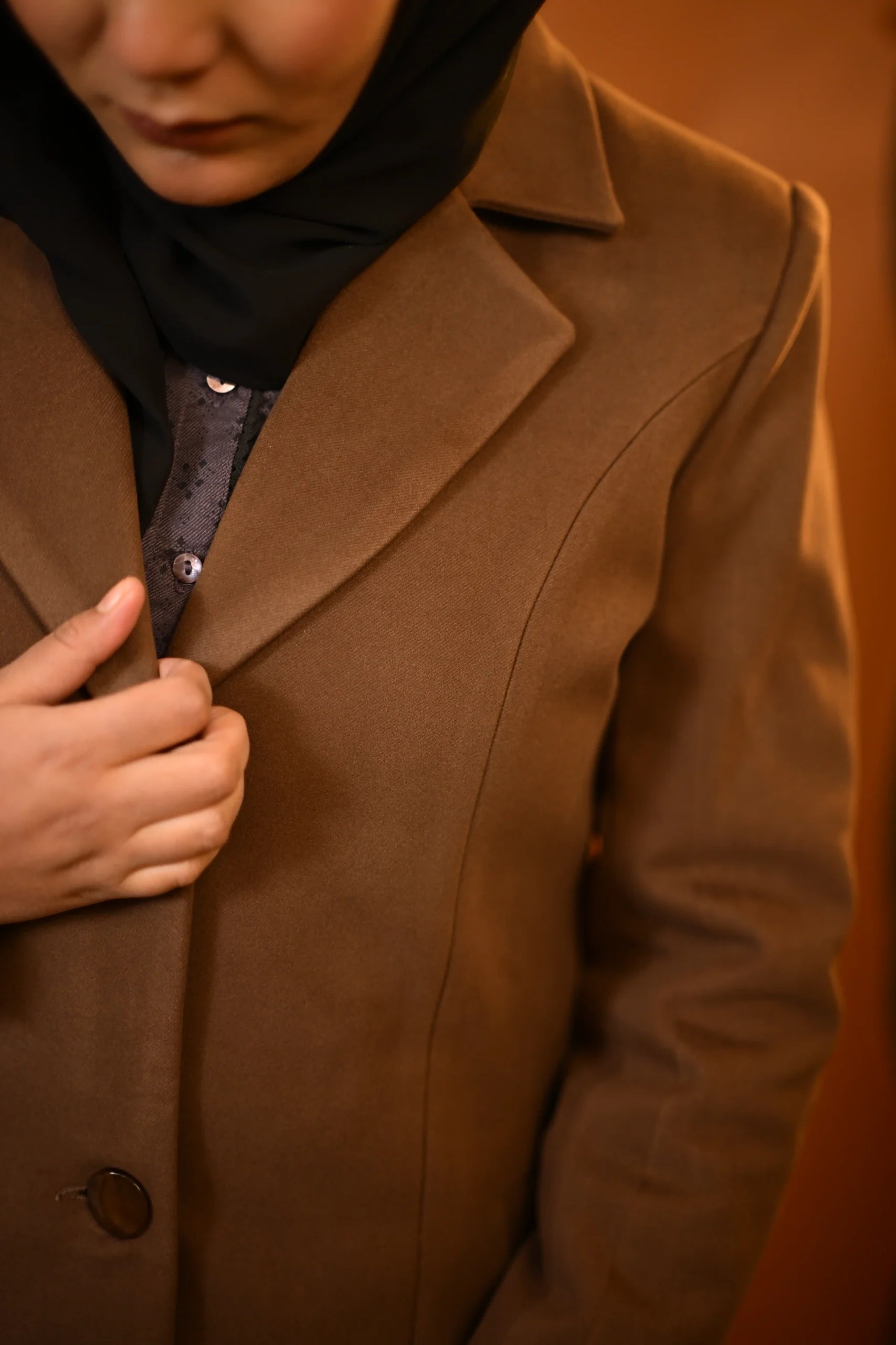 Sepia Brown Overcoat