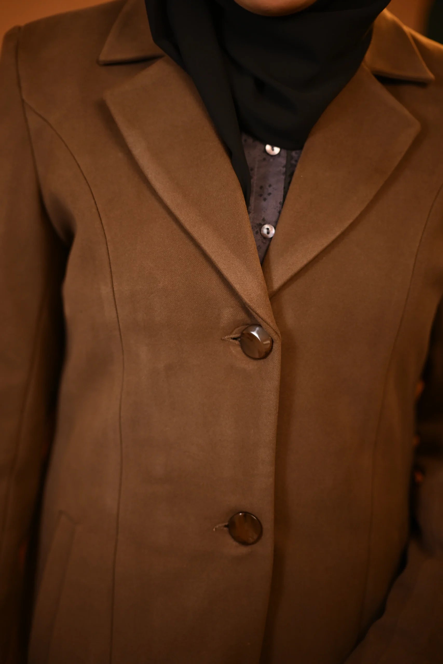 Sepia Brown Overcoat