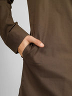 إيلارا بني ليكرا قطن قميص سلوار