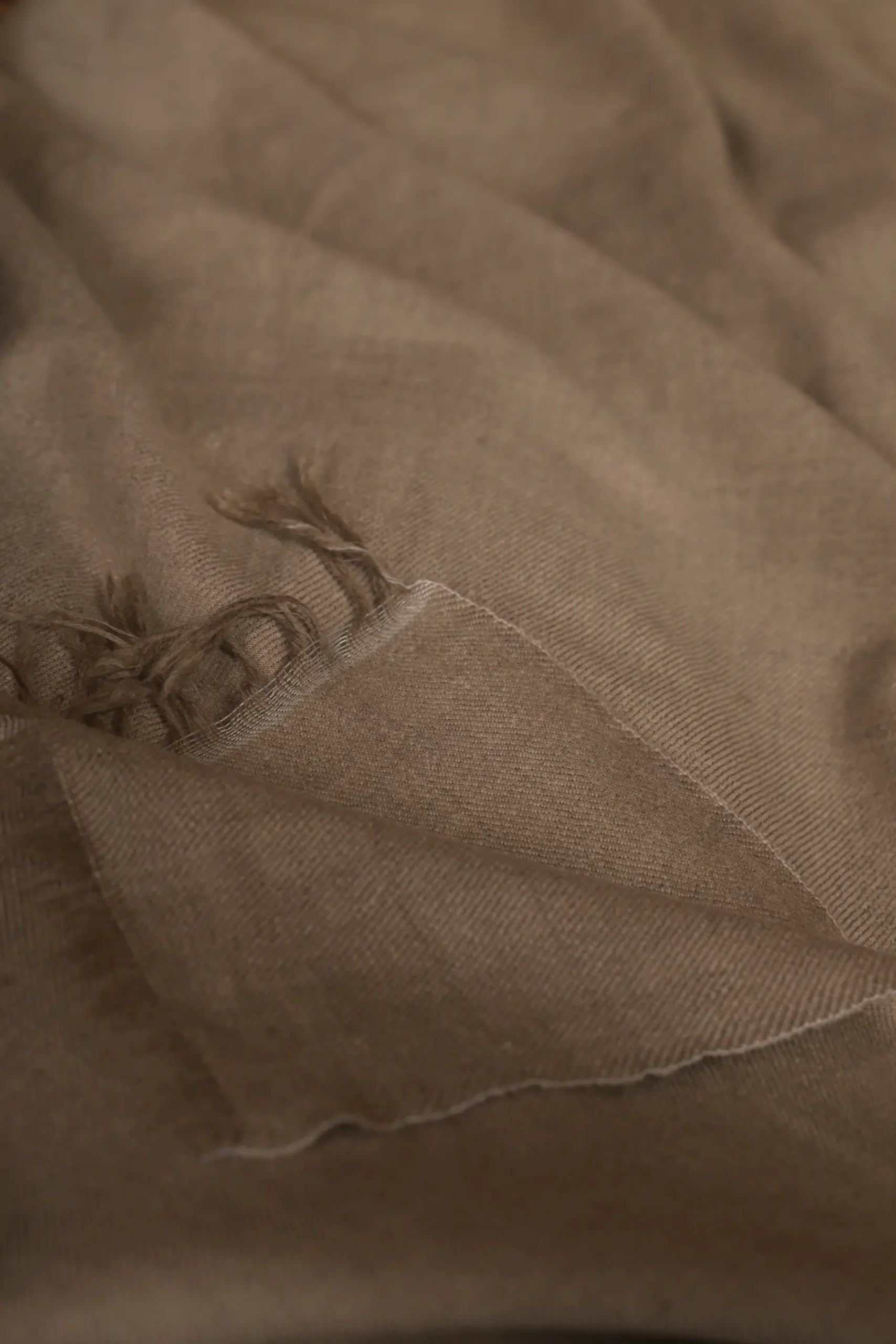 Natural White Handwoven Cashmere – 260 GSM
