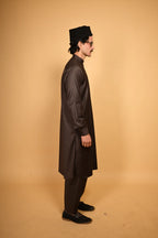 Tamtadu Coffee Brown Kameez Shalwar