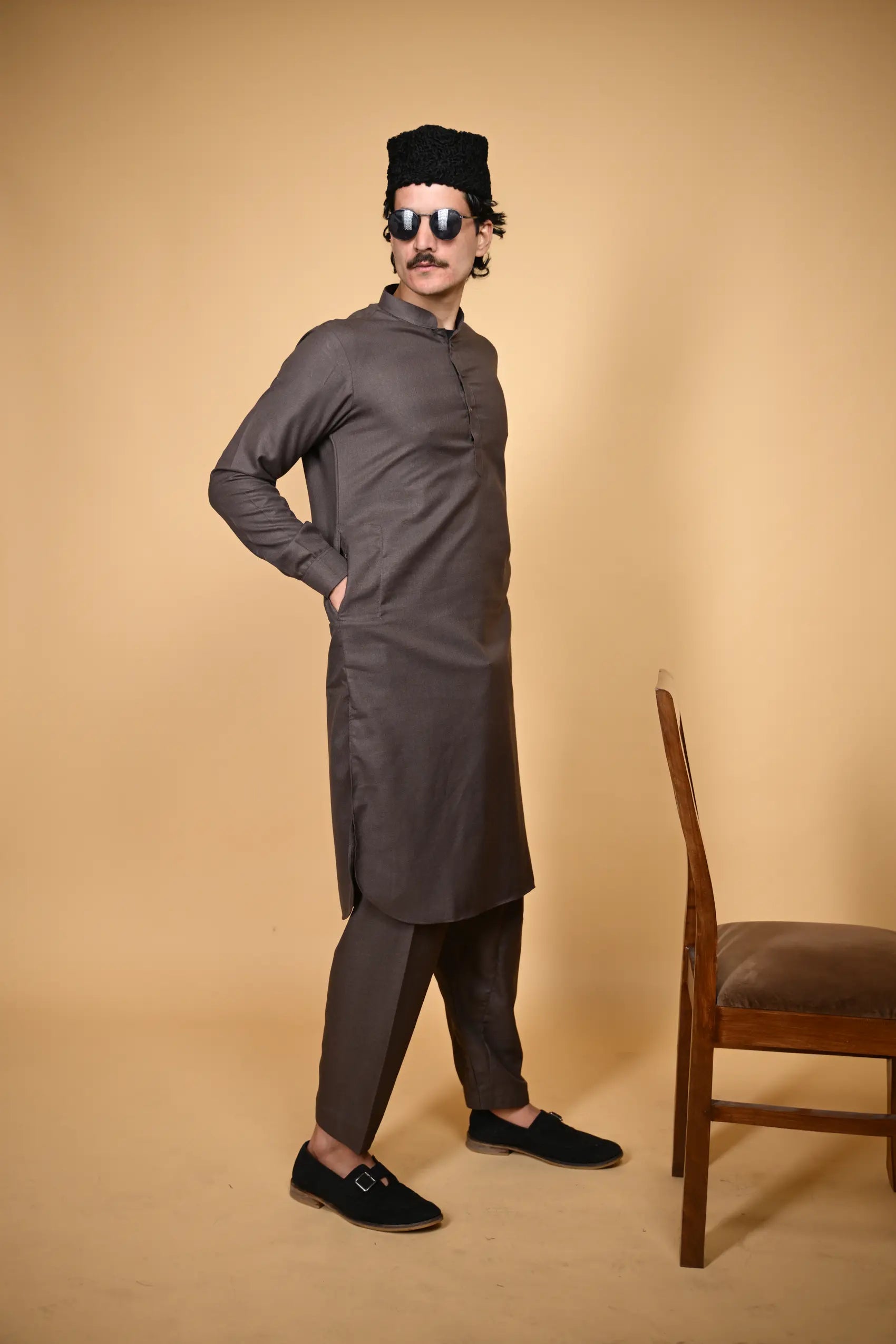 Suf Jakan Qahwa Kurta Pajama