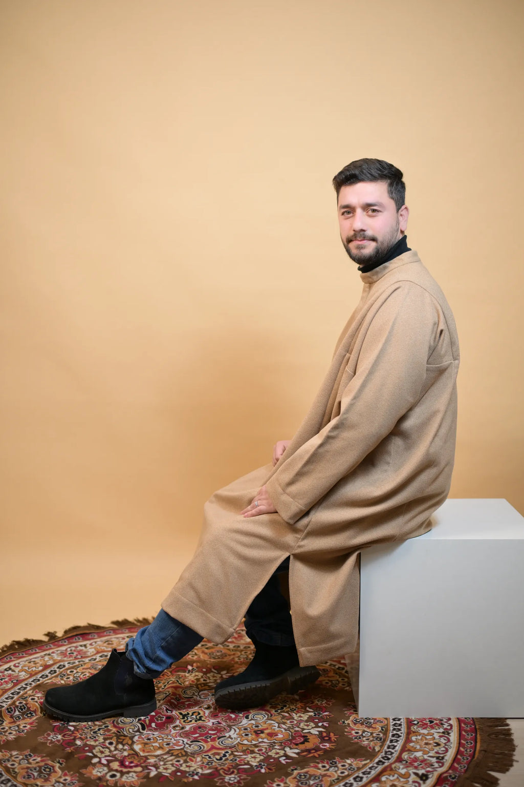 فيران كشميري منقط بالكريم