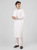Embroidered White Kurta Pajama