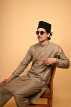Suf Jakan Fawn Kameez Shalwar