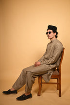 Suf Jakan Fawn Kameez Shalwar