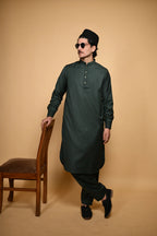 Tamtadu Fir Green Kameez Shalwar