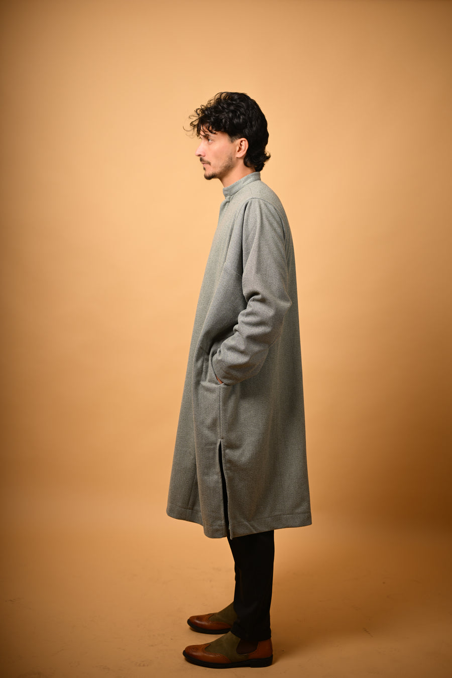 Light Green Dotted Pheran