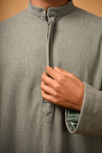 Light Green Dotted Pheran