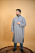 Grey Dotted Kashmiri Pheran