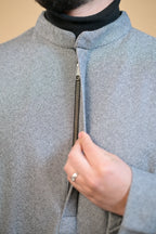 Grey Lined Kashmiri Pheran