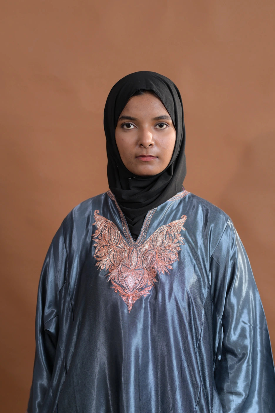 Grey Kashmiri Pheran For Females