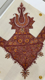 Cashmere Pashmina Hand Embroidered Rumal