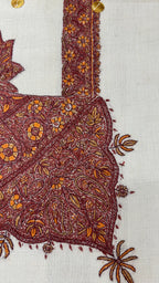 Cashmere Pashmina Hand Embroidered Rumal