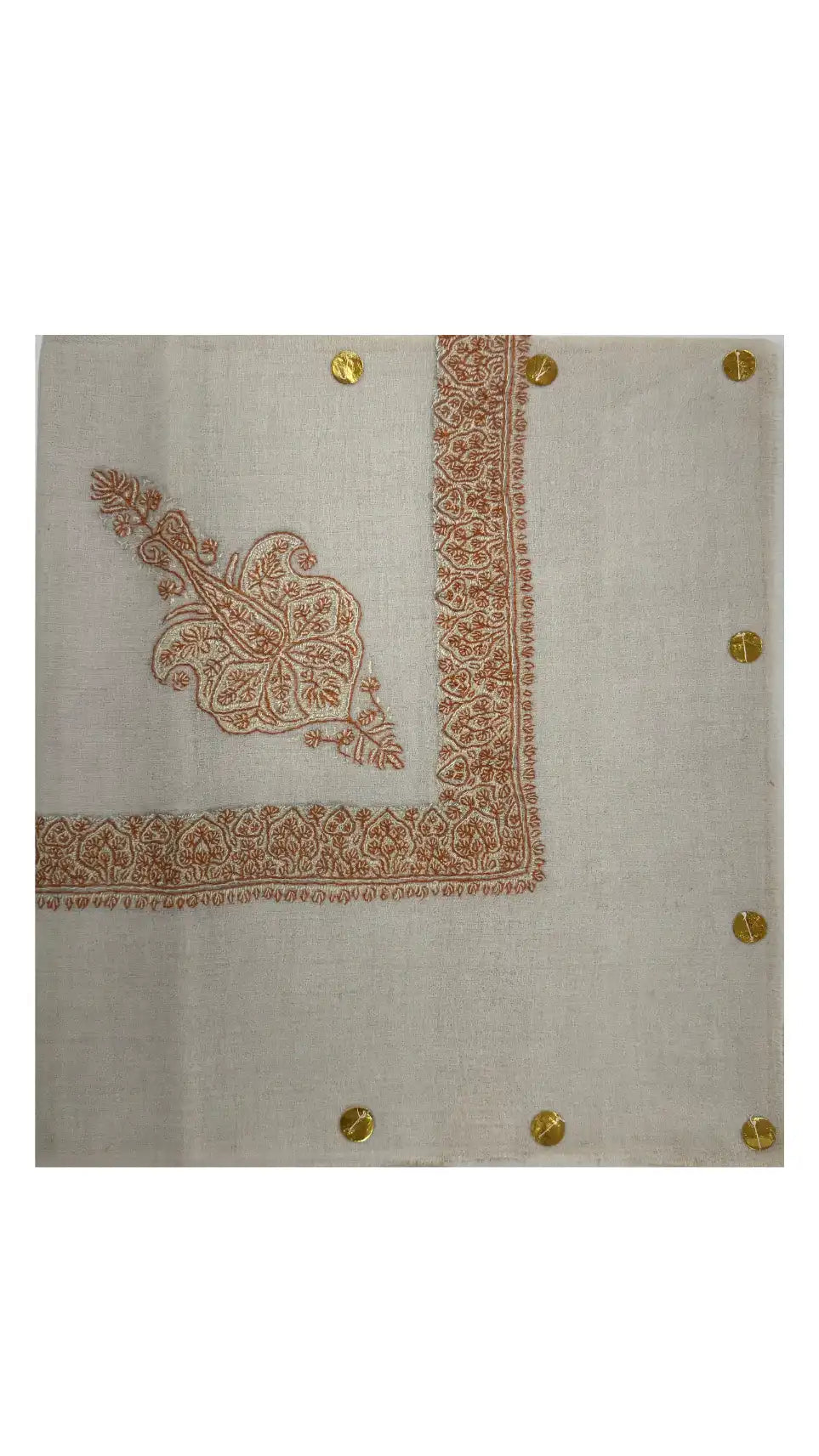 Cashmere Pashmina Hand Embroidered Rumal