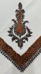Cashmere Pashmina Hand Embroidered Rumal