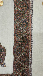 Cashmere Pashmina Hand Embroidered Rumal