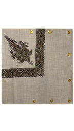 Cashmere Pashmina Hand Embroidered Rumal