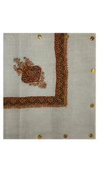 Cashmere Pashmina Hand Embroidered Rumal