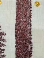 Cashmere Pashmina Hand Embroidered Rumal