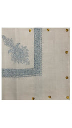 Cashmere Pashmina Hand Embroidered Rumal