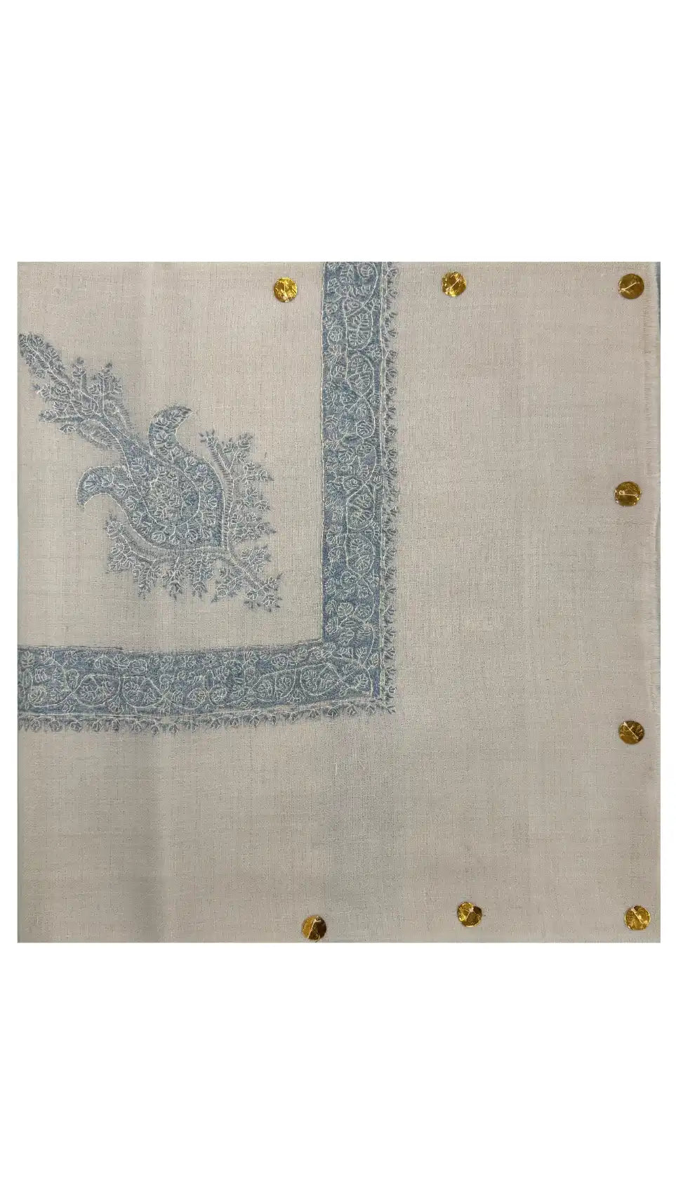 Cashmere Pashmina Hand Embroidered Rumal