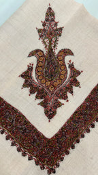 Cashmere Pashmina Hand Embroidered Rumal