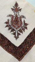baraqah hand embroided pure pashmina shawl for women 