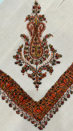 baraqah hand embroided pure pashmina shawl for women 